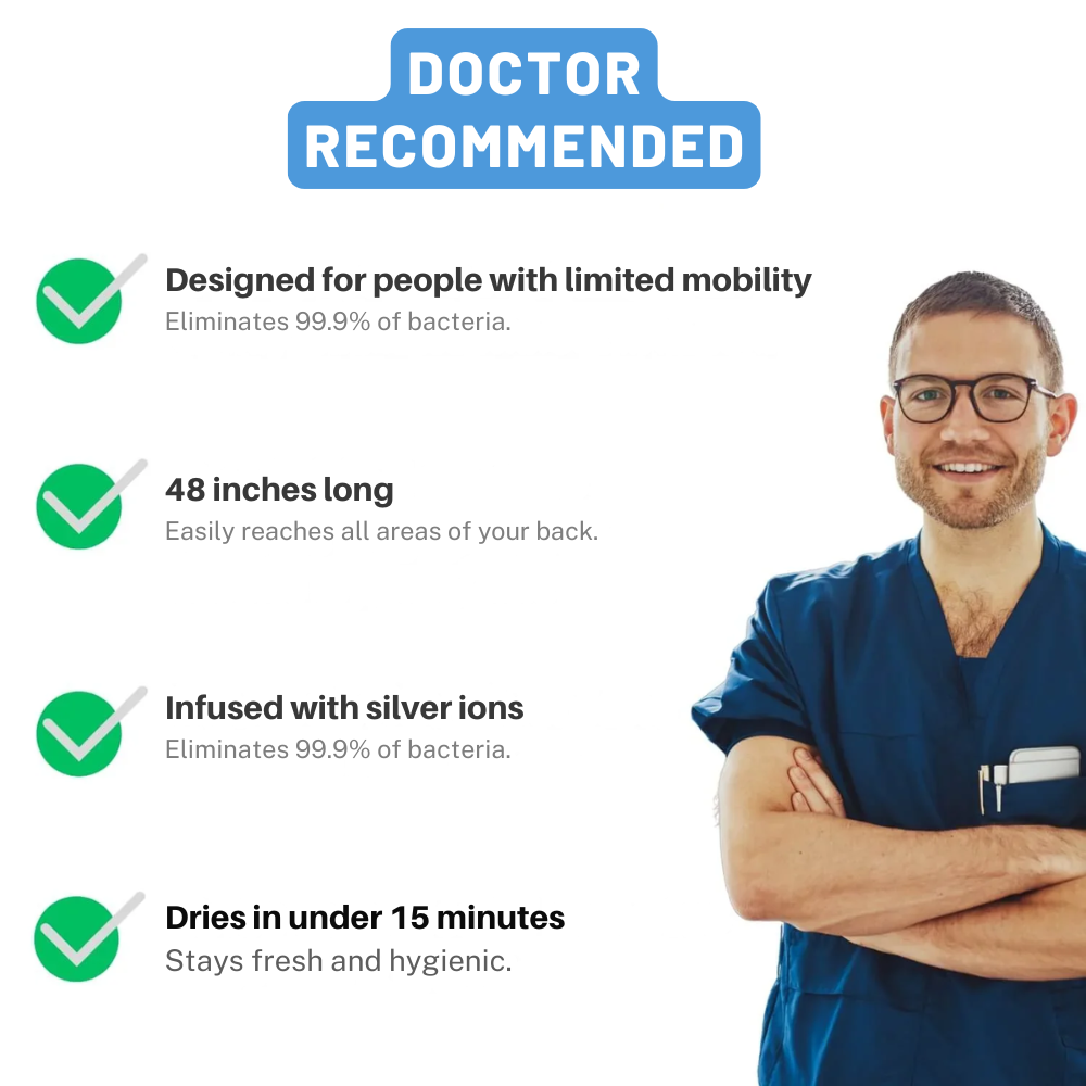 Antibacterial Shower Towel - Noirvie